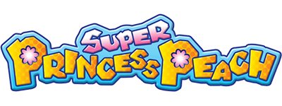 Super Princess Peach title screen for Nintendo DS